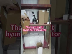 Os detalhes de três interruptor joystick esquerda manobra de controle de válvula para Hyundai-7 Hyundai-9 Excavator