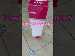 Elemento de filtro hidráulico de óleo de retorno da escavadeira 60200365