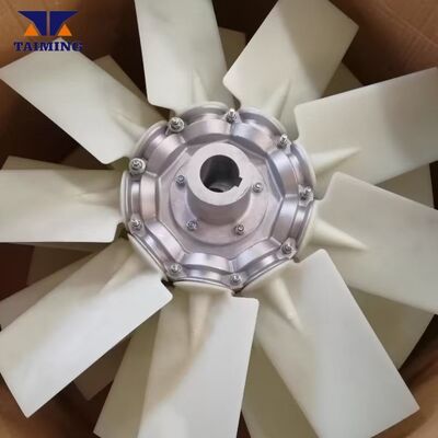 Ventilador Multiaspas para Escavadeira Modelo OEM Tamanho Personalizado Lâmina do Ventilador Sistema de Arrefecimento Peça de Reposição